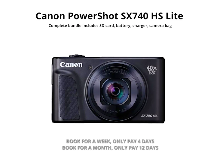 Canon powershot sx740 hs lite