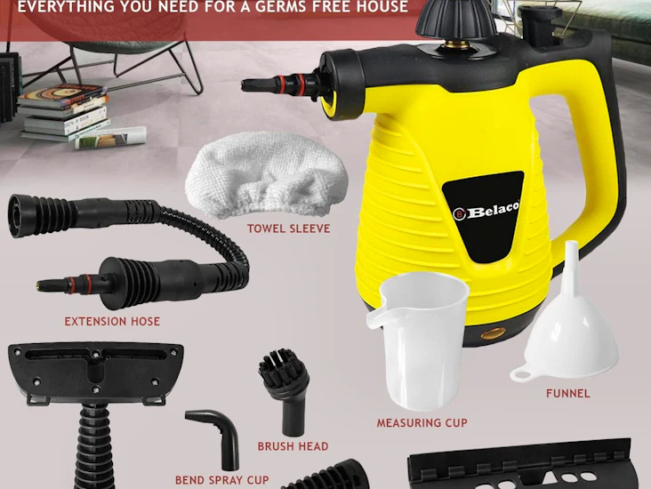 Steam cleaner, upholstery cleaner, handheld steam cleaner,