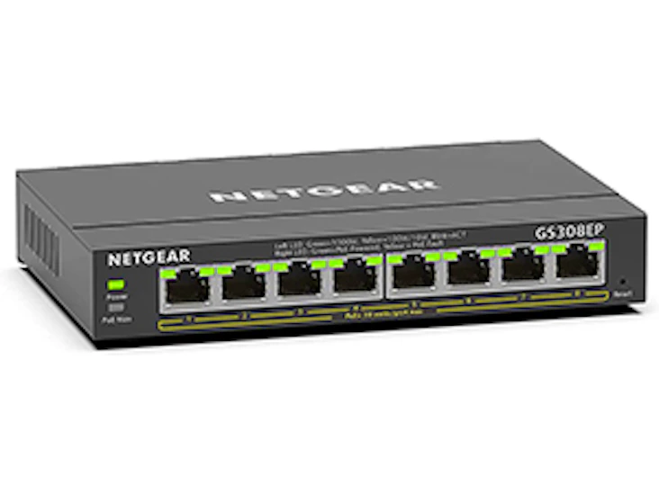 8-port poe+ gigabit ethernet plus switch (62w)