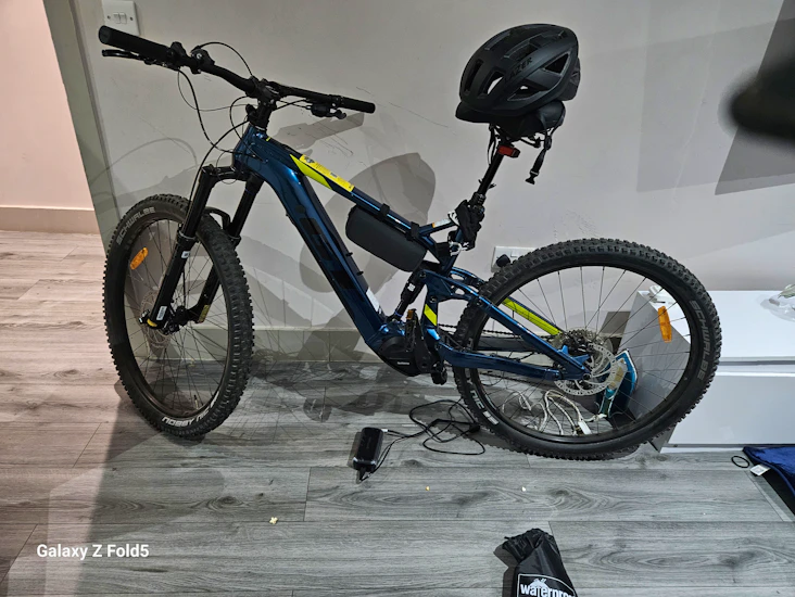 gt eforce current electric full suspension mountain bike deep te