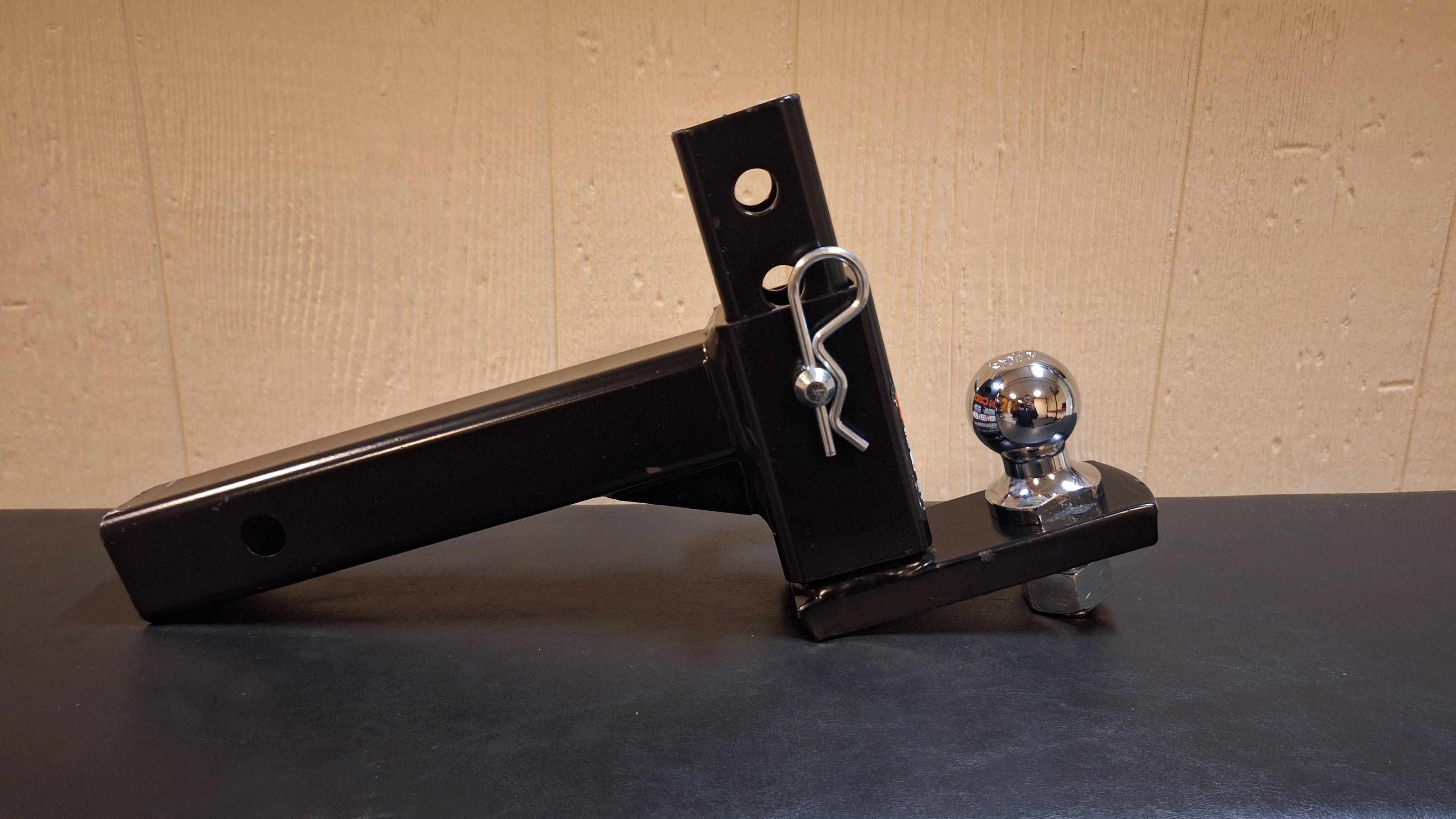 Adjustable hitch with 1-7/8" ball
