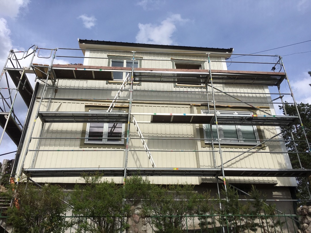 Stor byggställning alu 12x8m eller 2st 6x6m