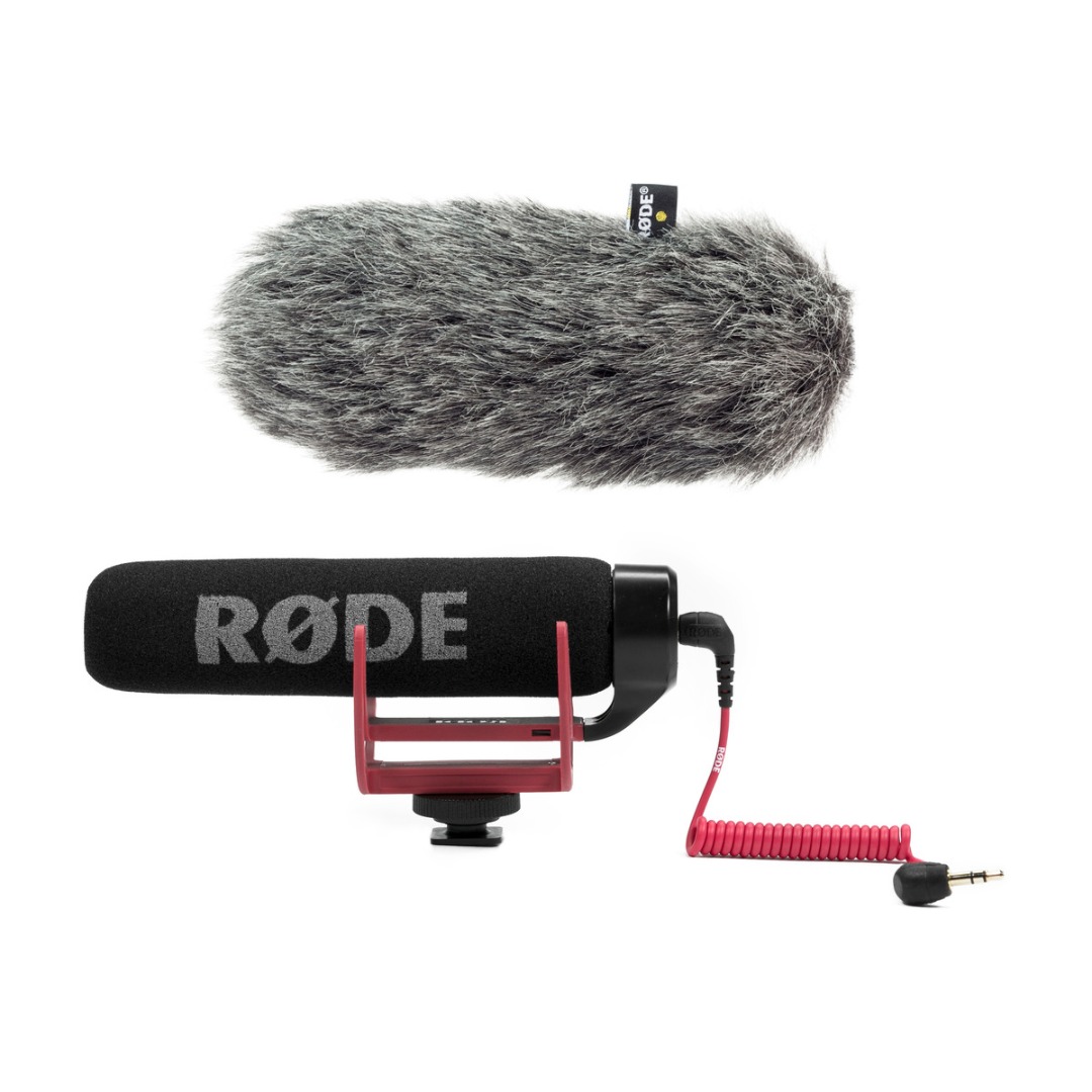 Rode videomic go + vindskjerm