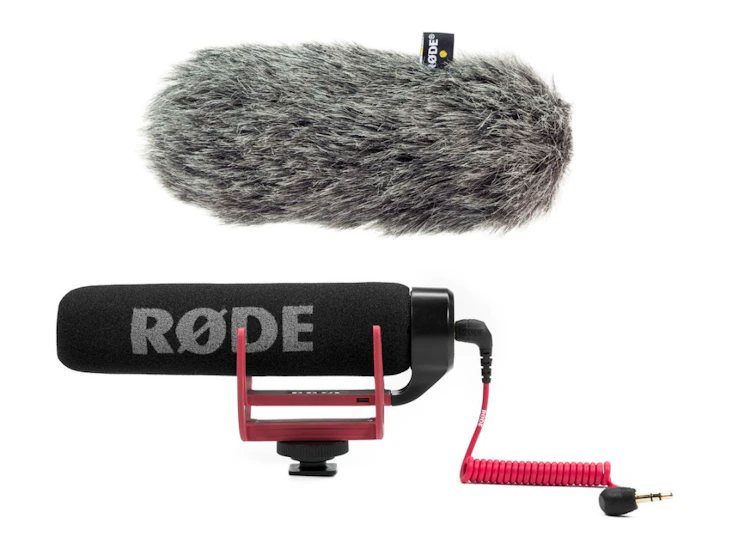 Rode videomic go + vindskjerm
