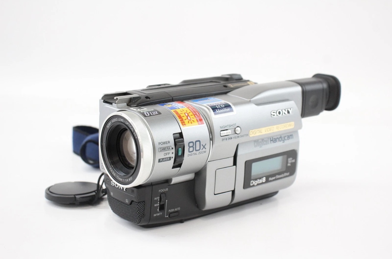 Sony handycam dcr-trv110e video camcorder working w 80x digital zoom
