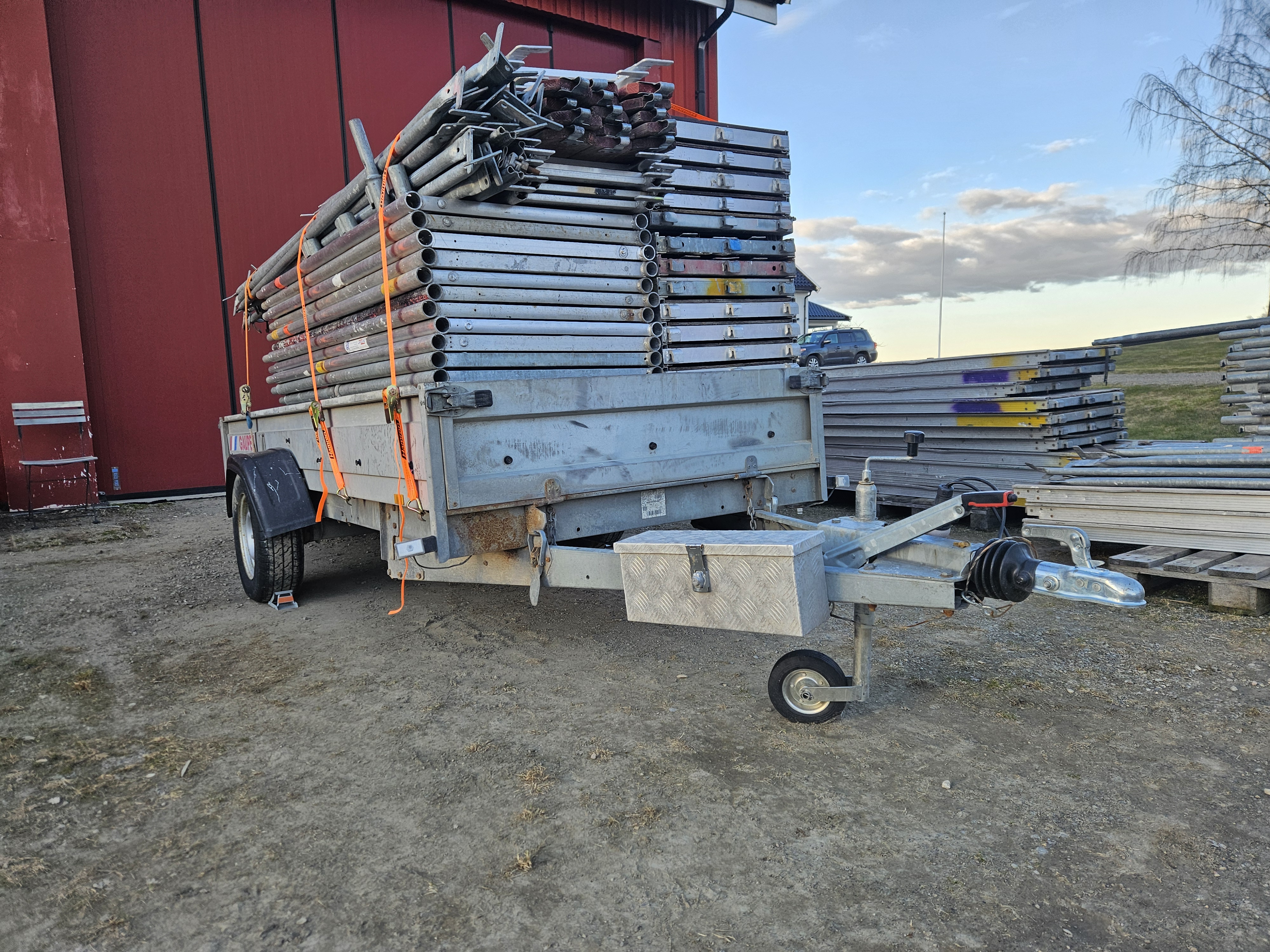 Stillas - huspakke medium - 80kvm layher aluminium