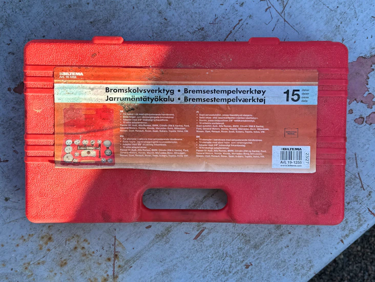 Bremsestempelverktøy, 15 deler leies ut!
