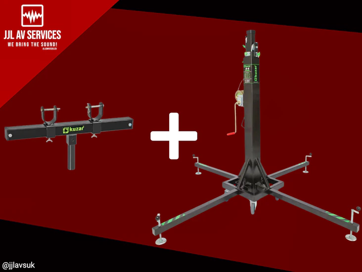 K-5 telescopic lifter / crank stand 5.35m 250kg with truss adaptor