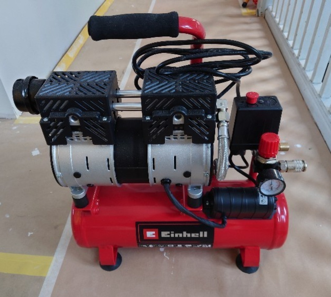 Einhell tystgående kompressor