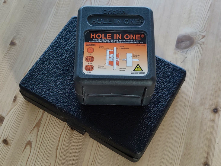 Koblingsbokssøker + hullsag for 1.5 og 1 boks