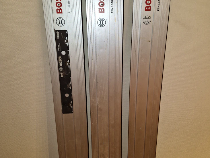 Bosch styreskinne fsn 1600mm 3stk med skjøtestykker