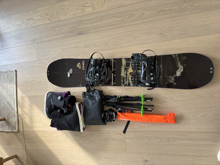 Splitboardpakke m/skredutstyr