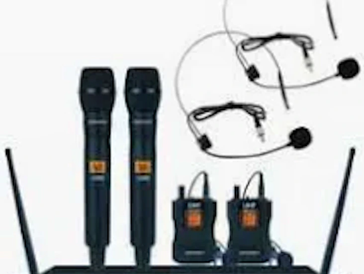 Vonyx trådlöst micsystem, 4 micar