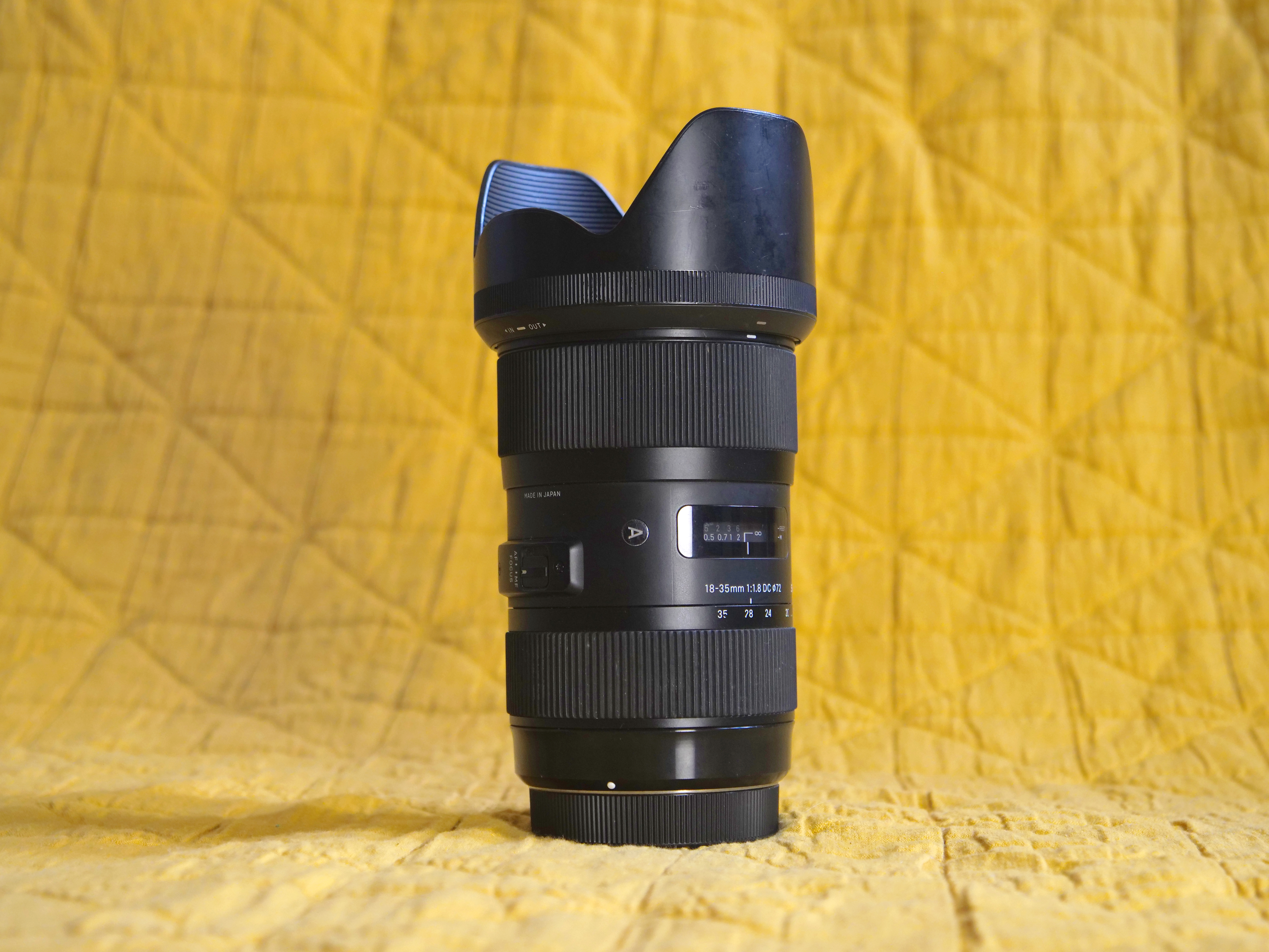 Sigma art 18-35 ef mount asp-c f1.8