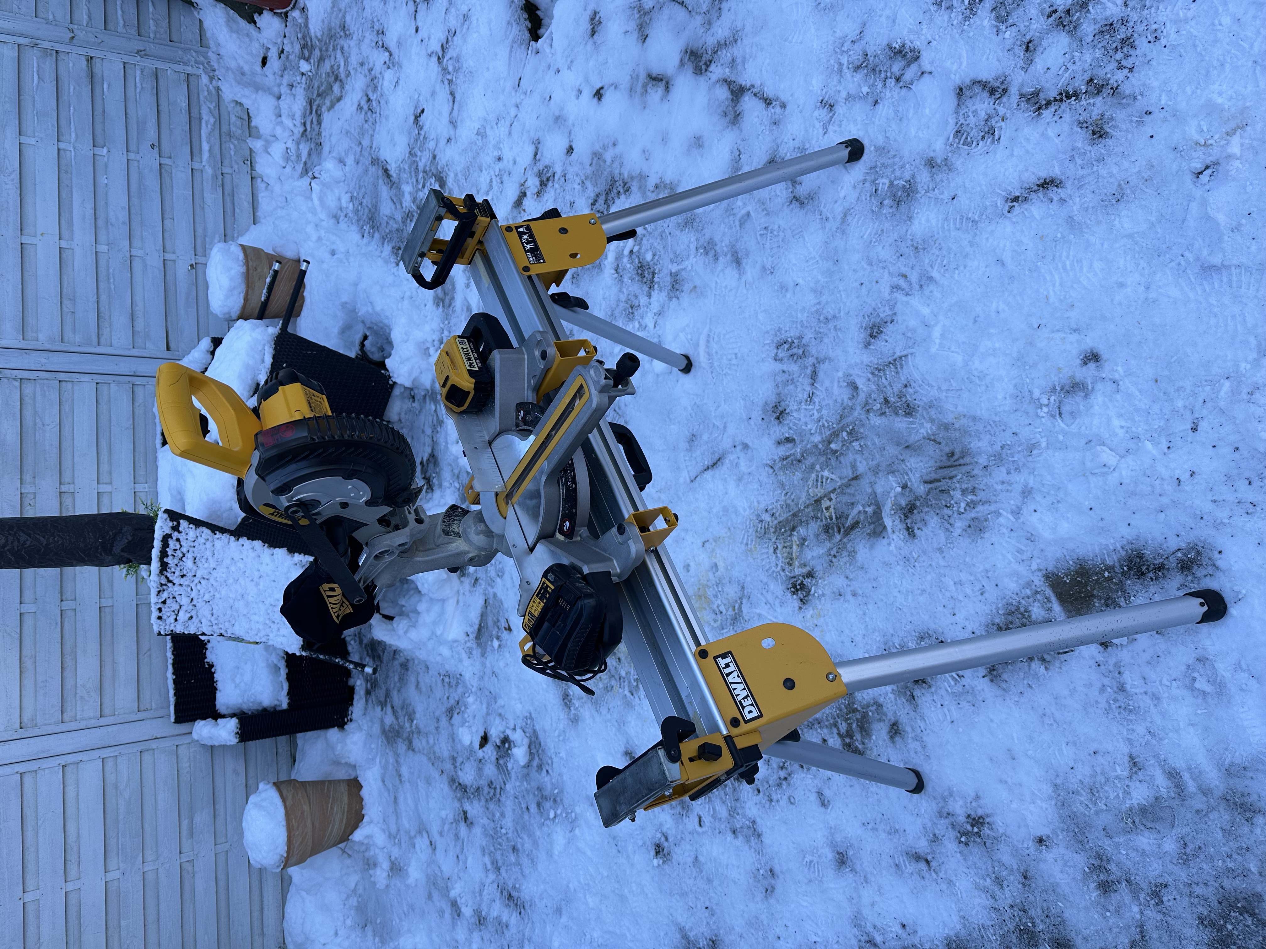 Dewalt kappsag med stativ