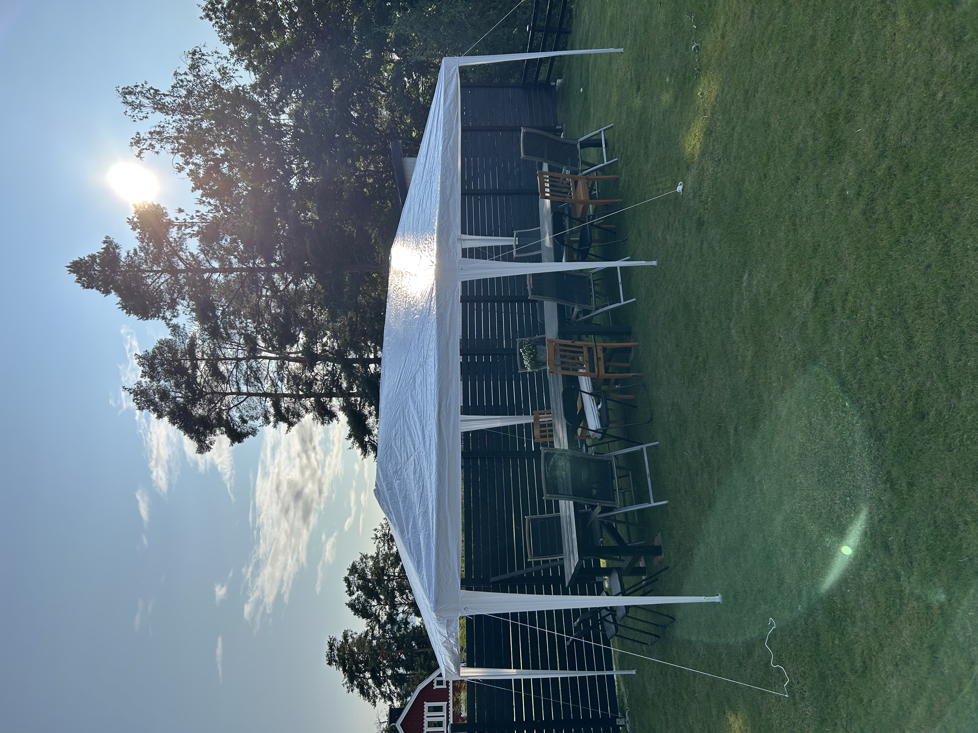 Partytält 6x3m med avtagbara väggar