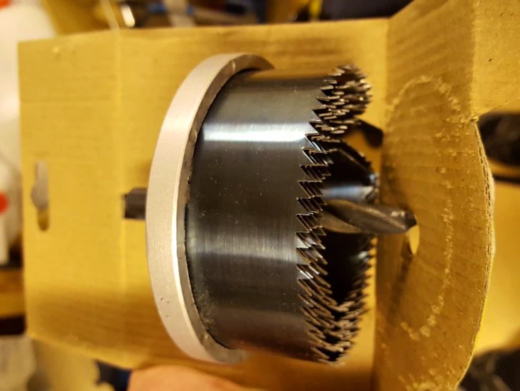 Hålsåg för borrmaskin