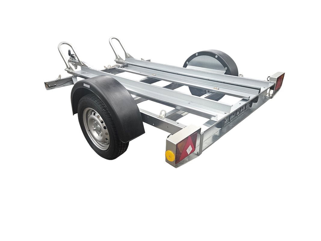 Mc släp för 2st mc. 750kg