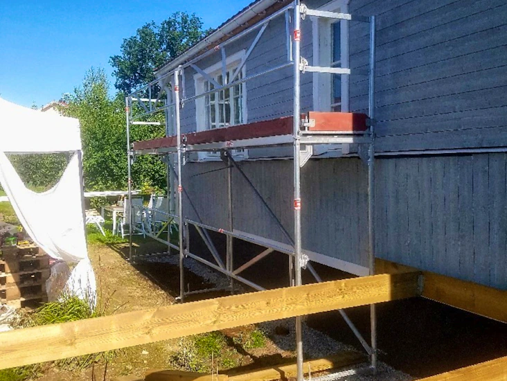 Byggställning i aluminium