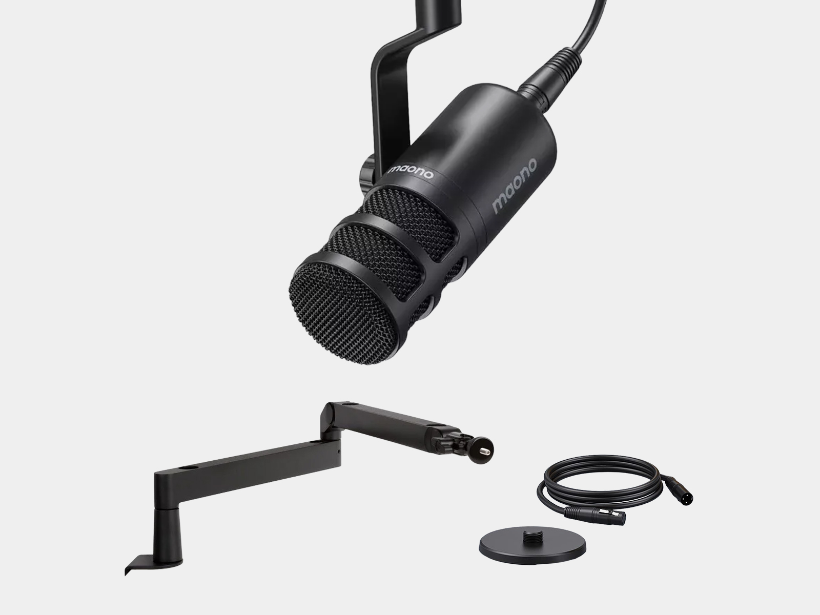 Maono pd100 dynamic microphone + elgato mic boom arm