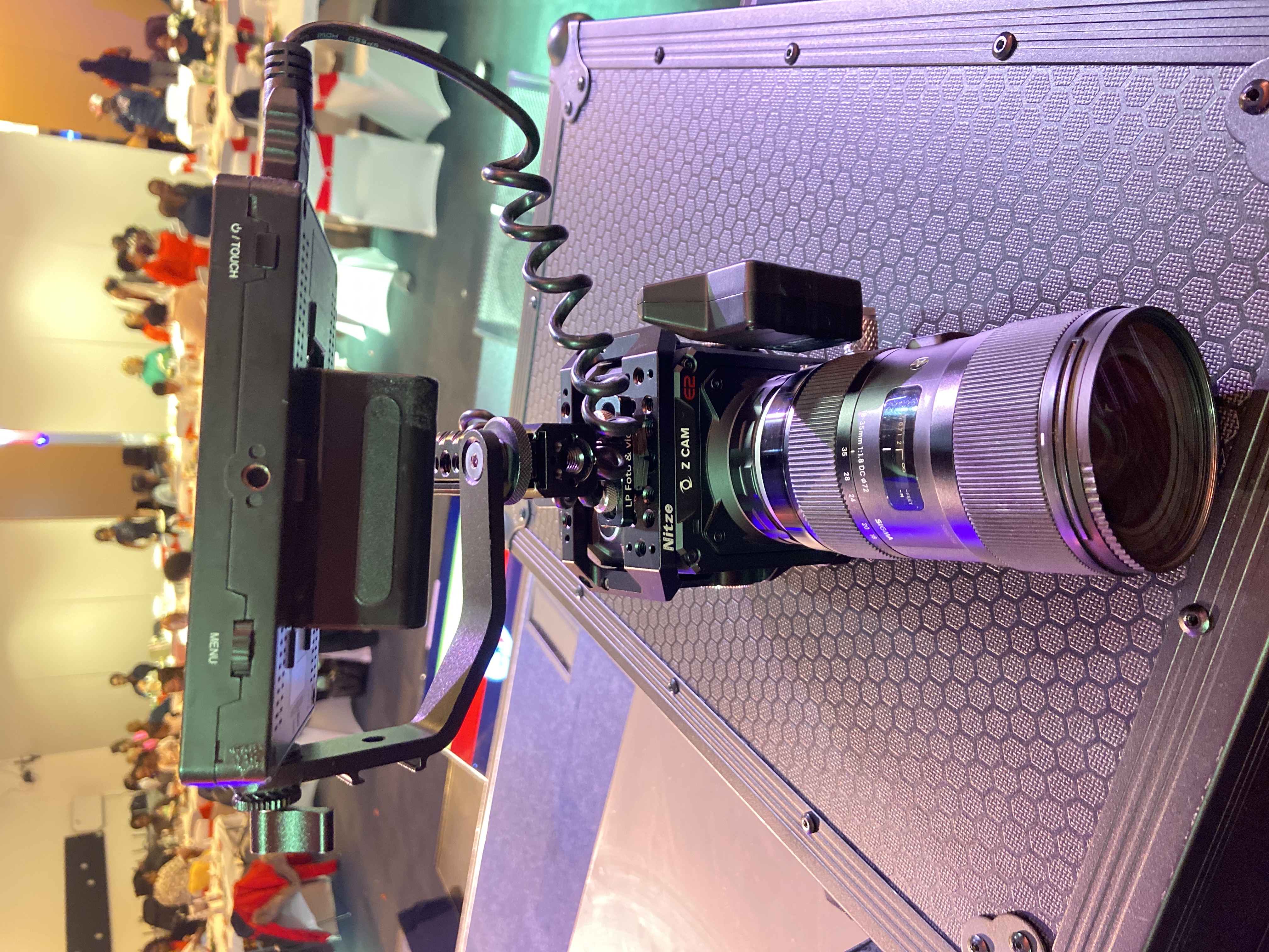 Z cam e2  + linse + monitor 