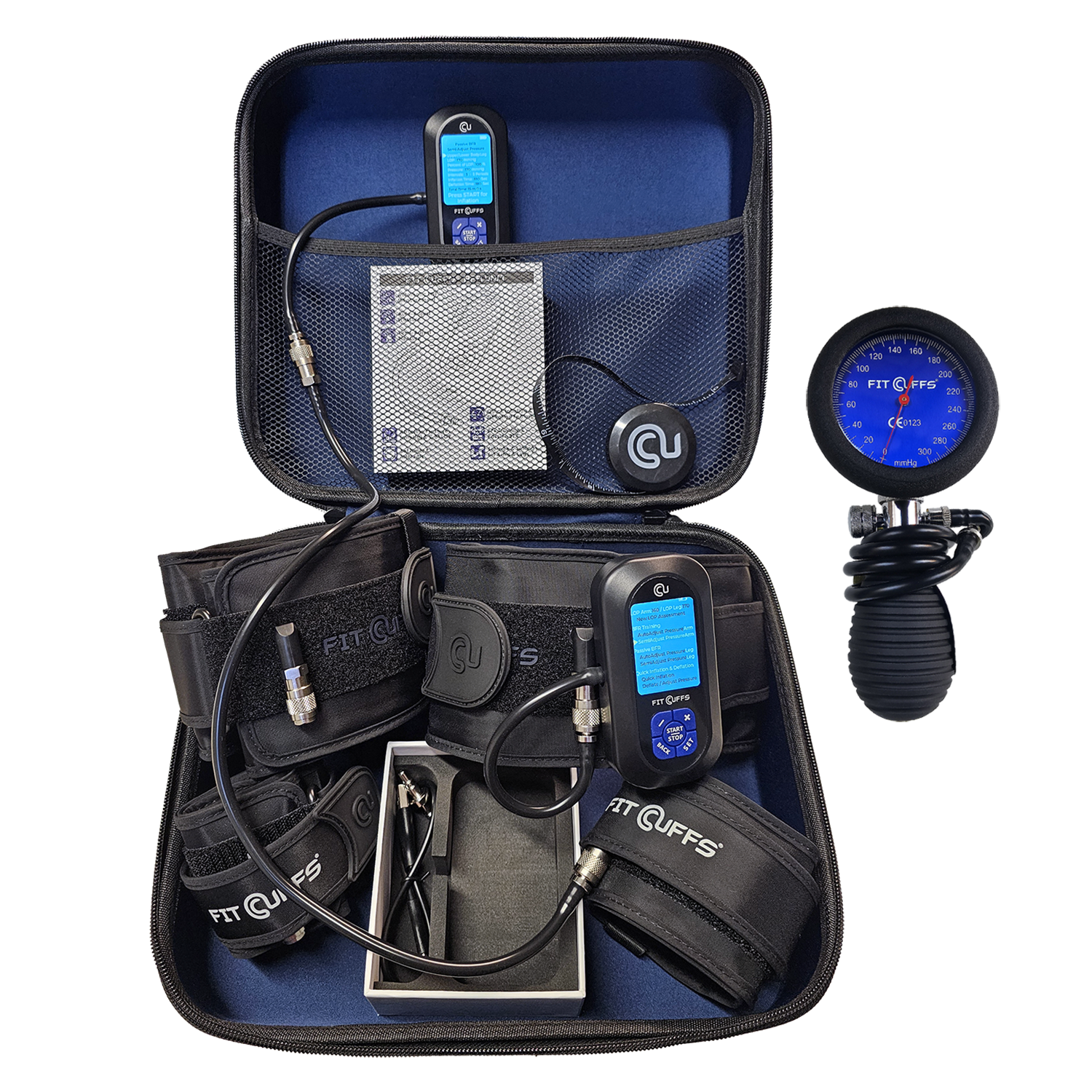 Fit cuffs bfr-sett til leie – rehab & styrke (blodstrømsrestriksjon)