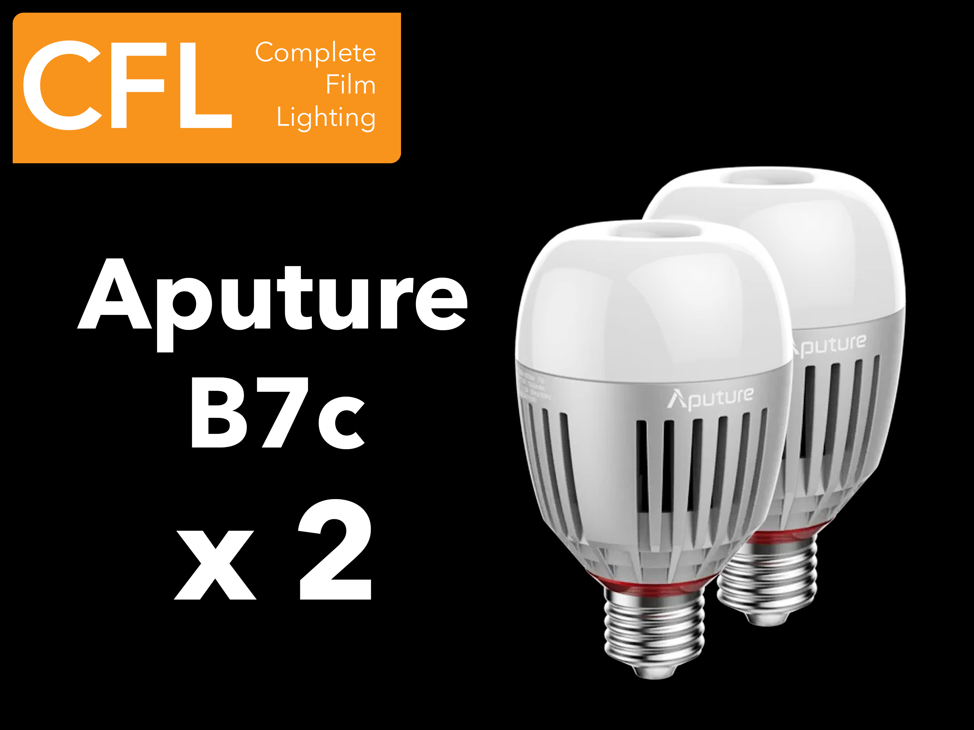 Aputure b7c x 2