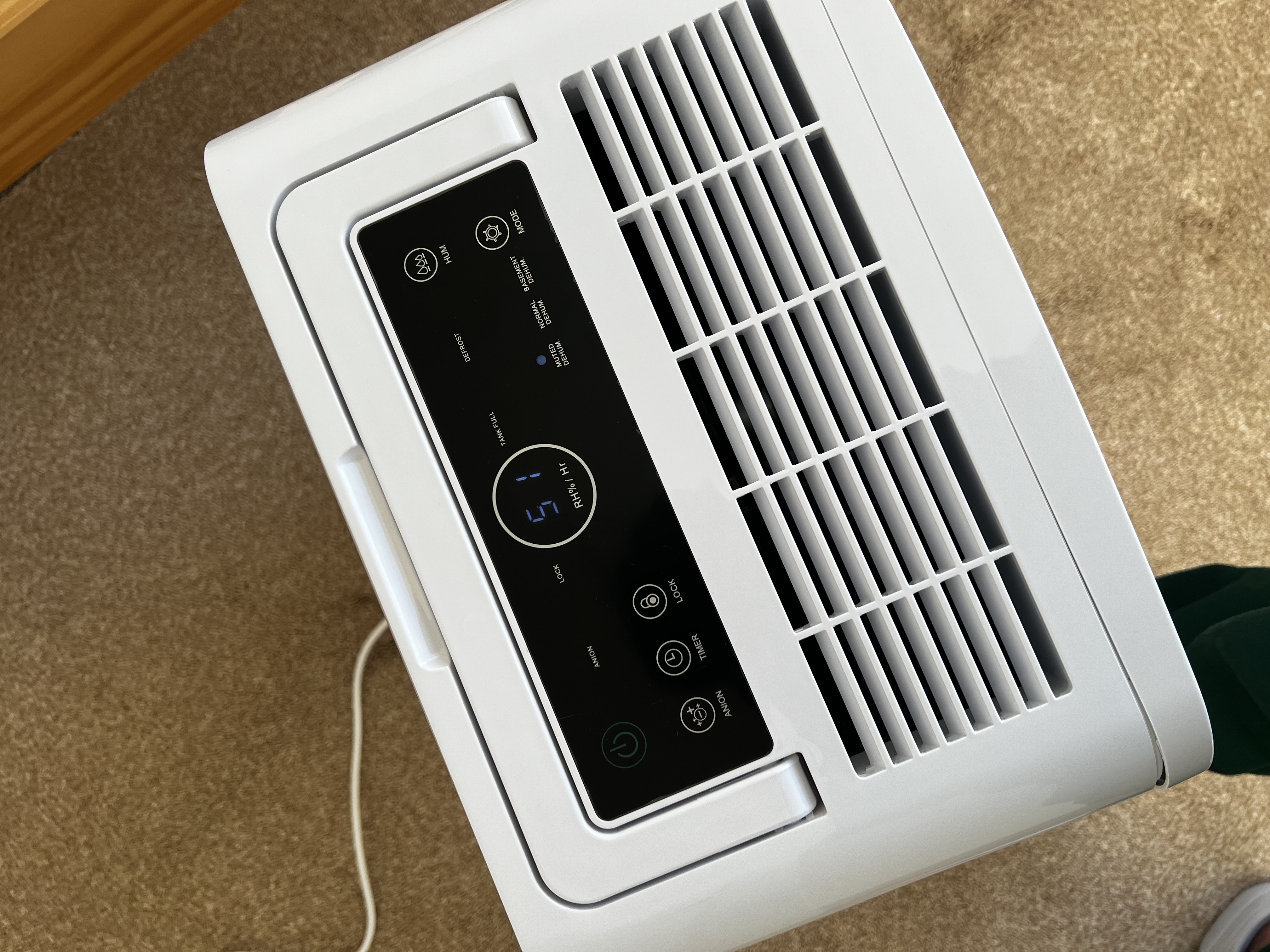 Dehumidifier 25l/day with drainage hose