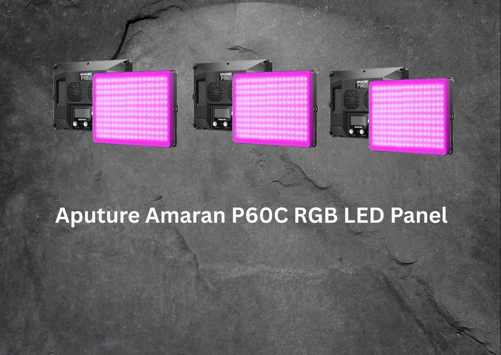 Aputure amaran p60c rgb led panel - video light / led light