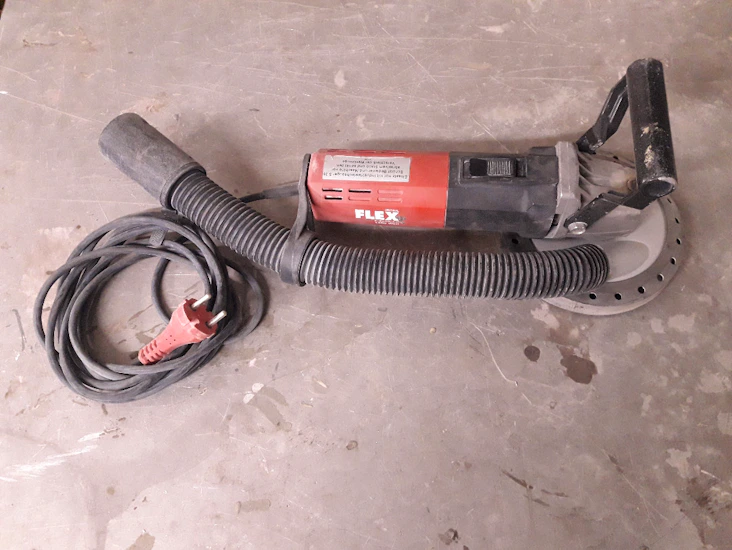 Flex 1400watt betongslip inkl dammsugare