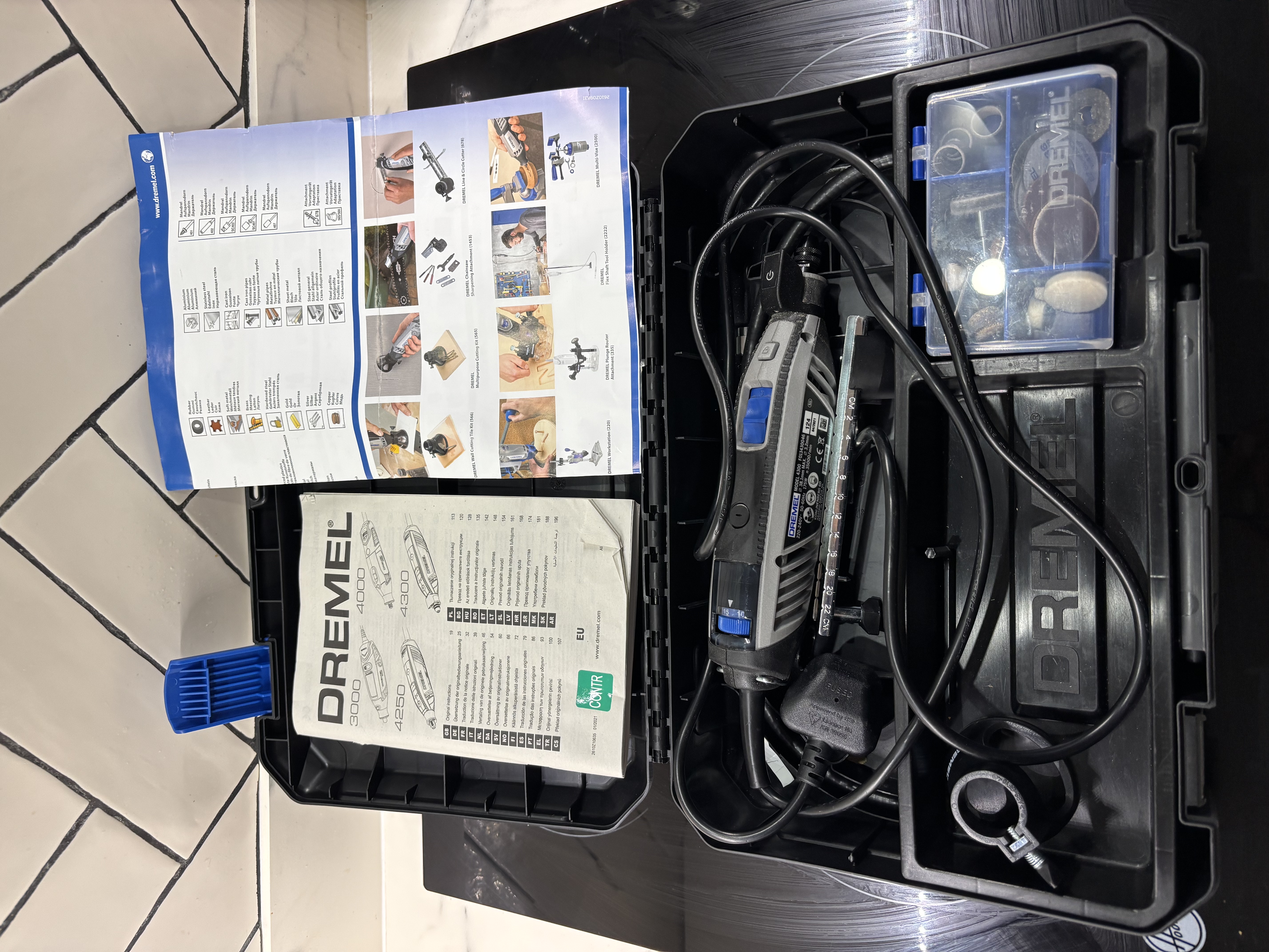 Dremel model 4300 (with attachments)