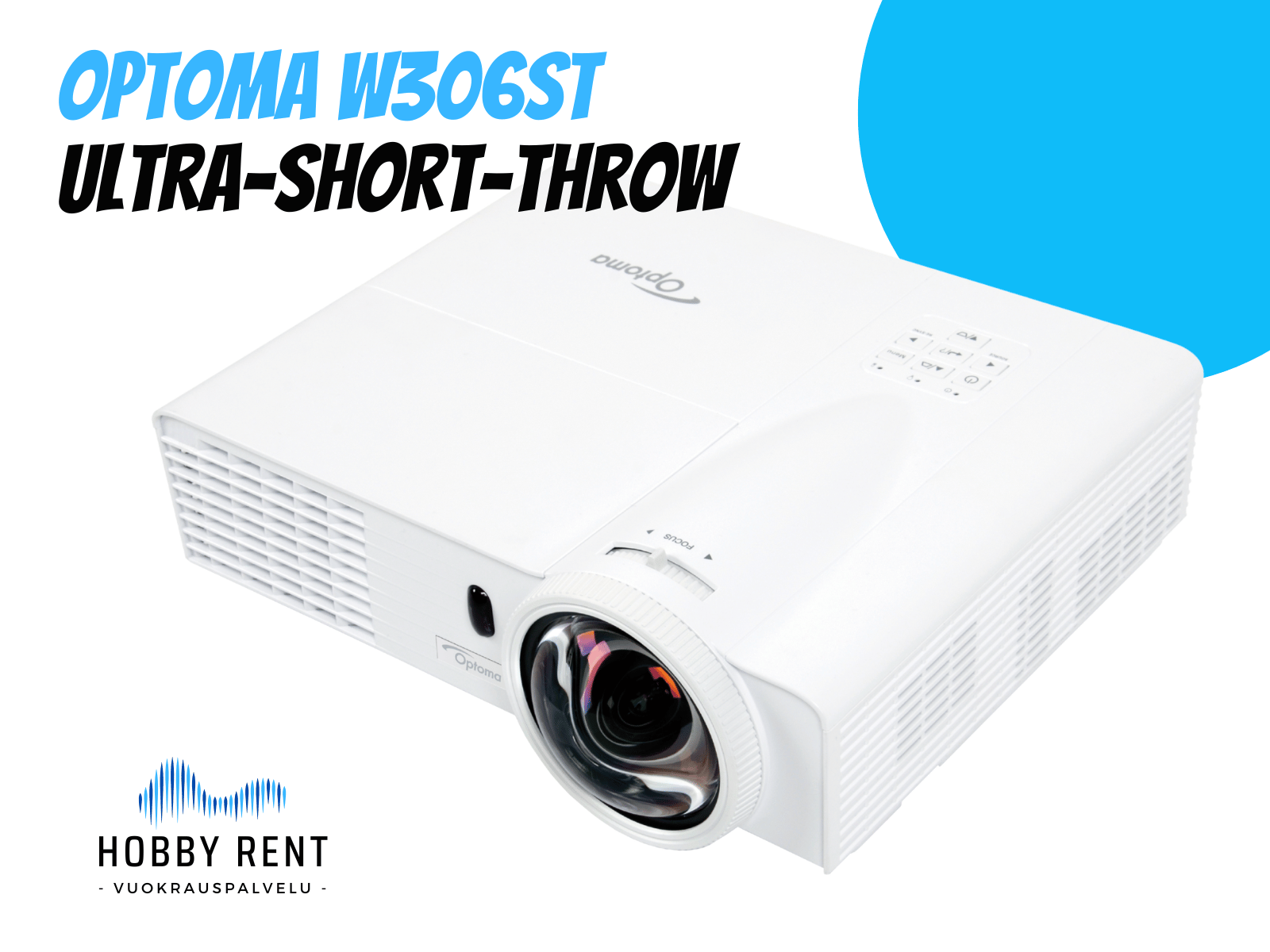 Videotykki – ultra lyhyt heitto – sopii pieneen tilaan