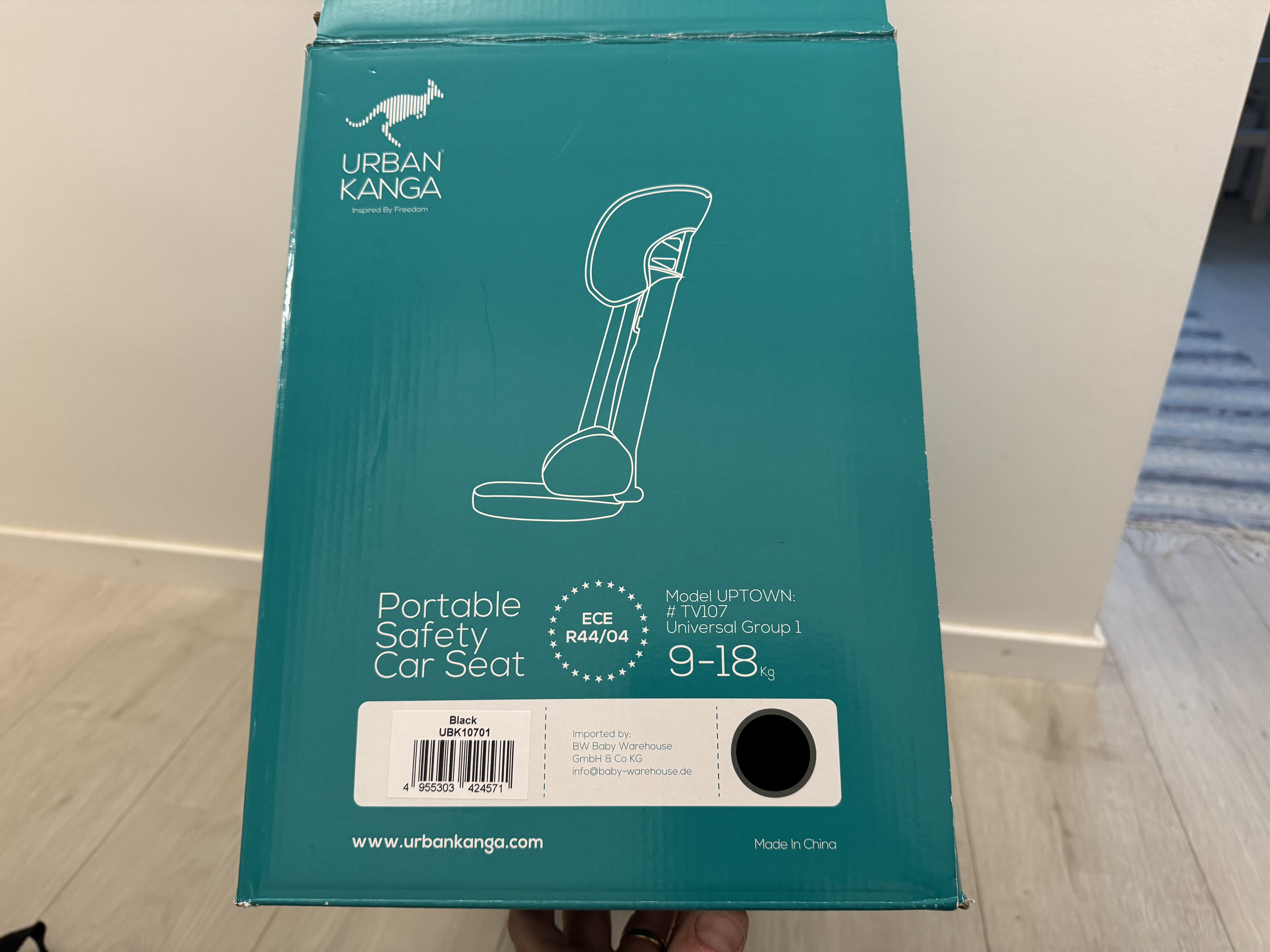 Resebarnstol - urban kanga uptown 9-18kg