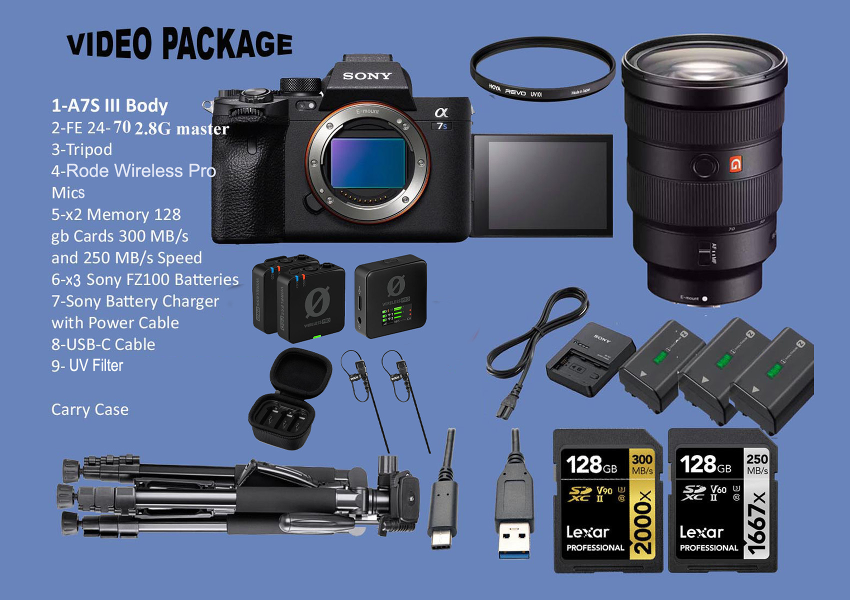 Sony a7s iii, a7siii, a7s3 + 24-70mm gm f2.8 lens 