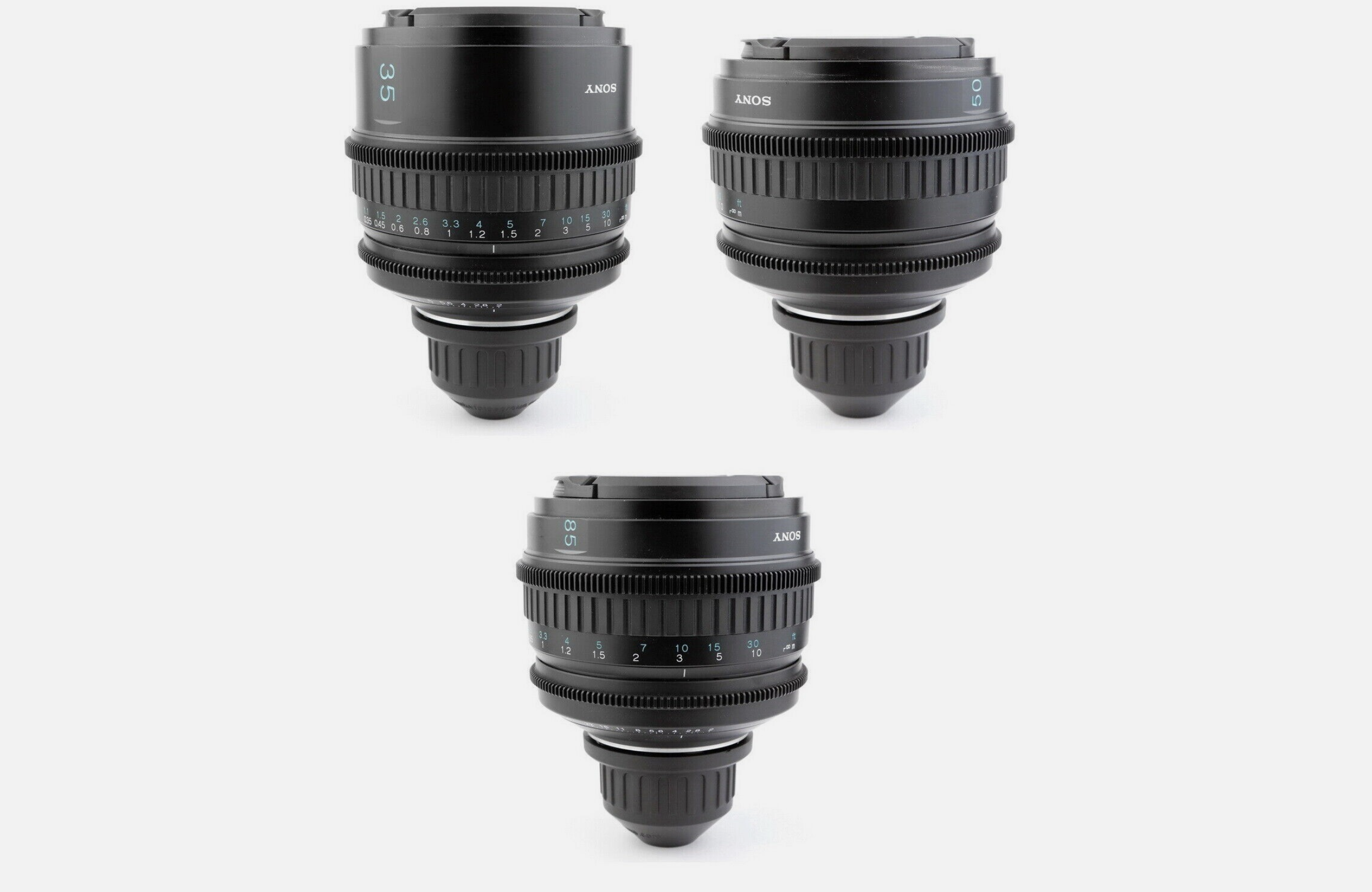 Sony cinealta prime pl lenses  (package) 35/50/85