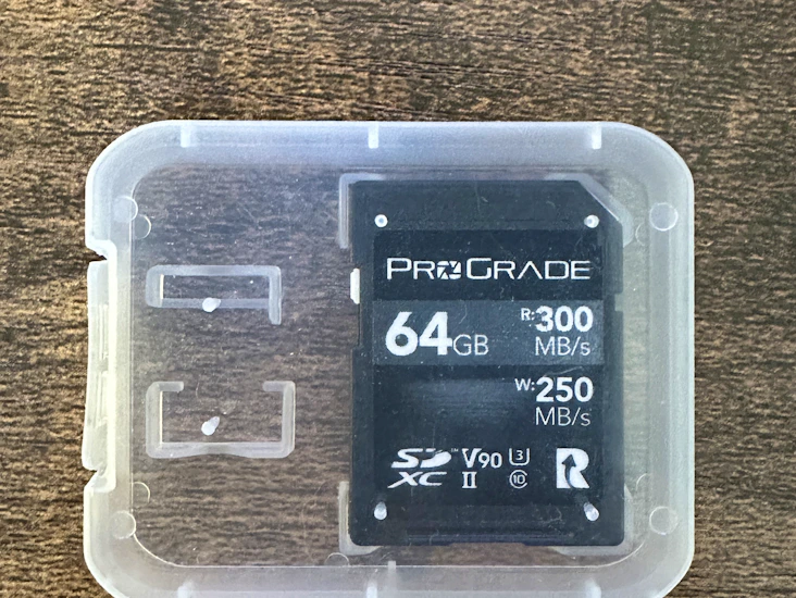Prograde sdxc sd v90 64gb memory card