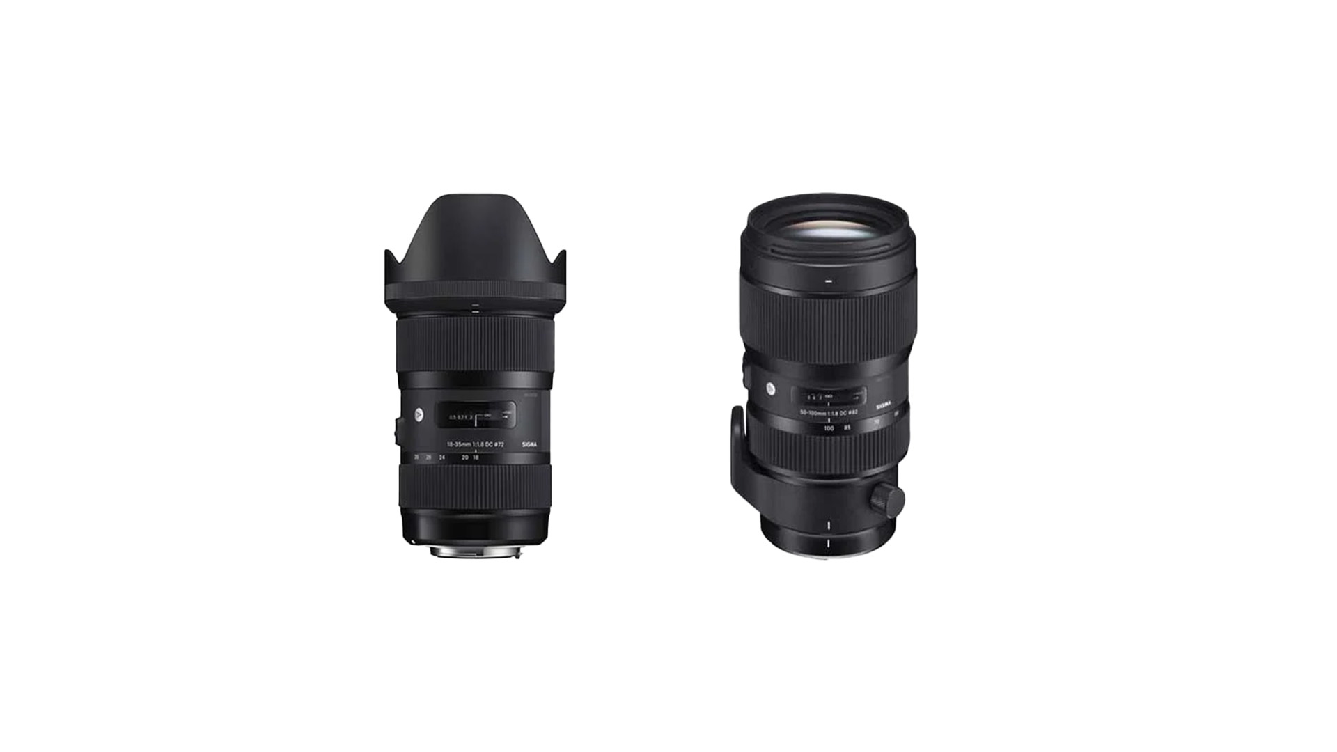 Sigma (18-35mm) & (50-100mm) art f1.8 - ef mounts