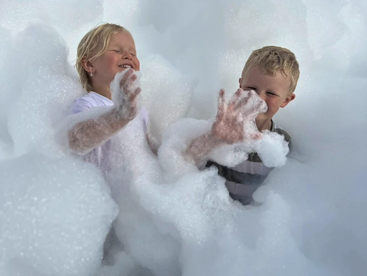 Skummaskin skumparty