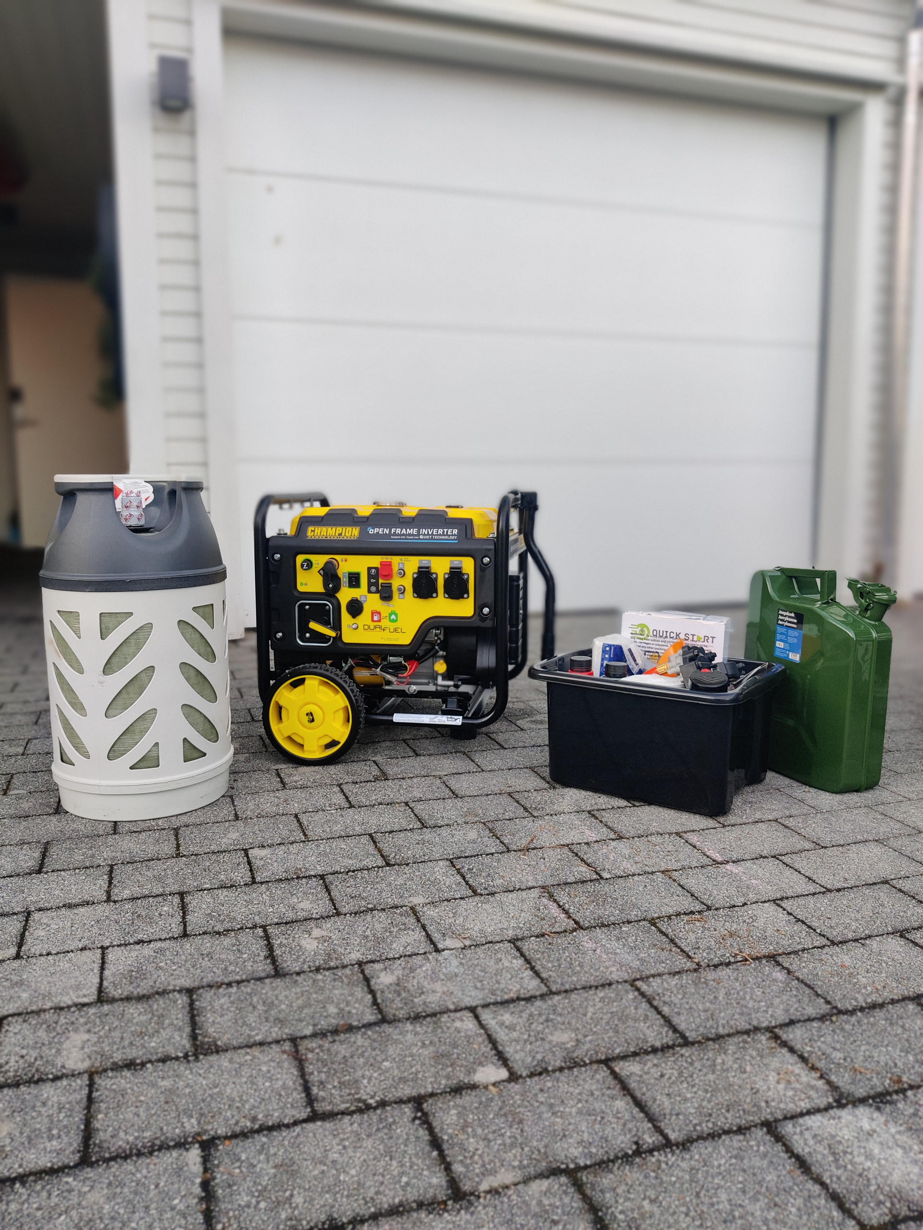 Champion 3600w inverteraggregat – bensin/gass, hytte, bygg og backup