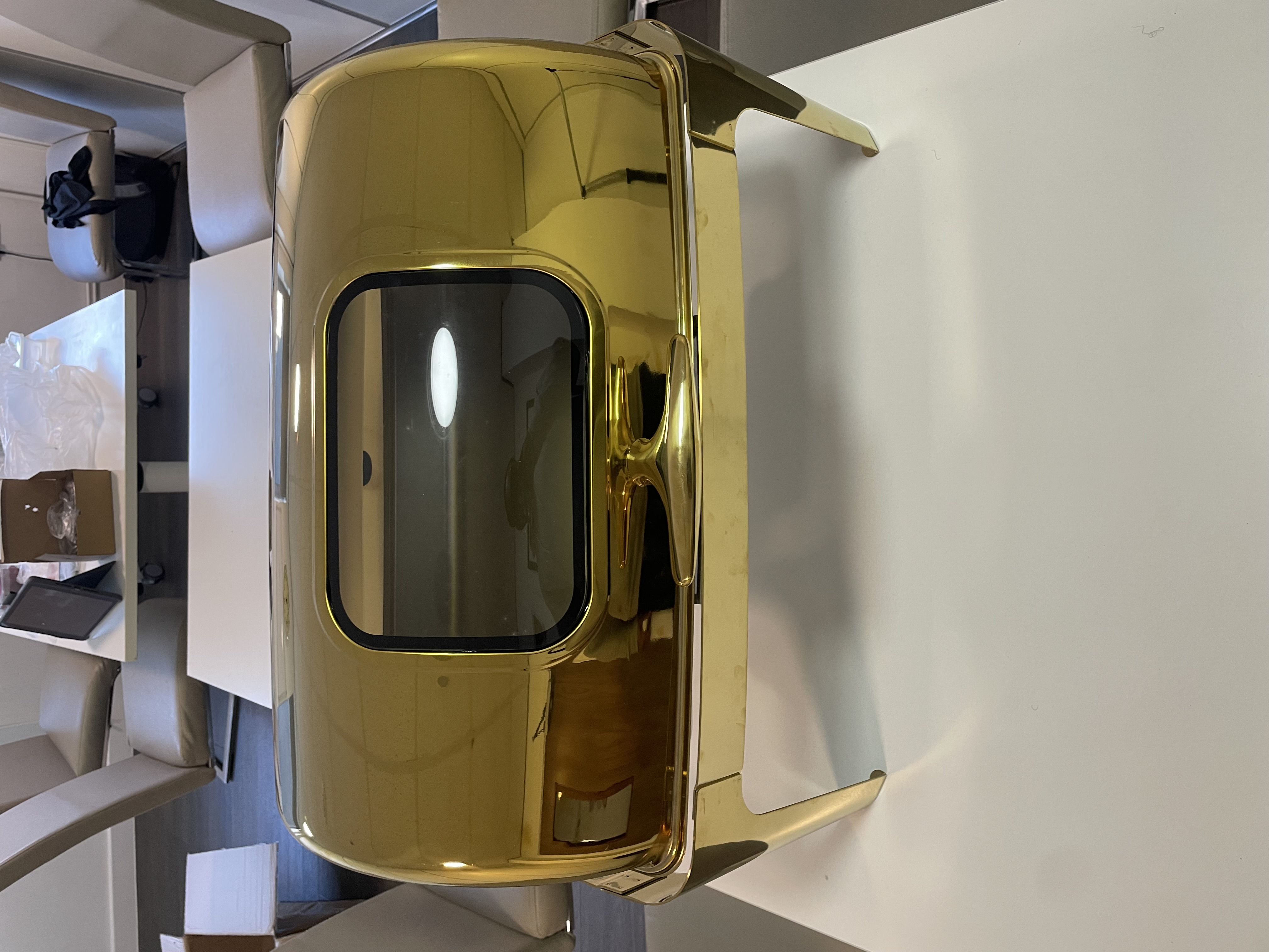 Gold chafing dish (rectangle 9 litre)