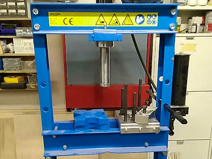 Verkstadspress (på plats!)