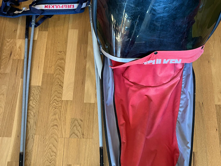 Fjellpulken med drag og sele