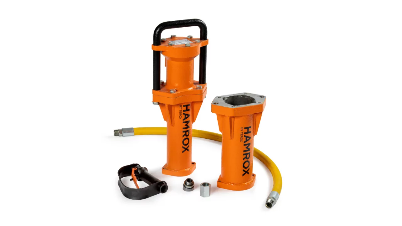 Luftdrevet stolpebanker hamrox 76