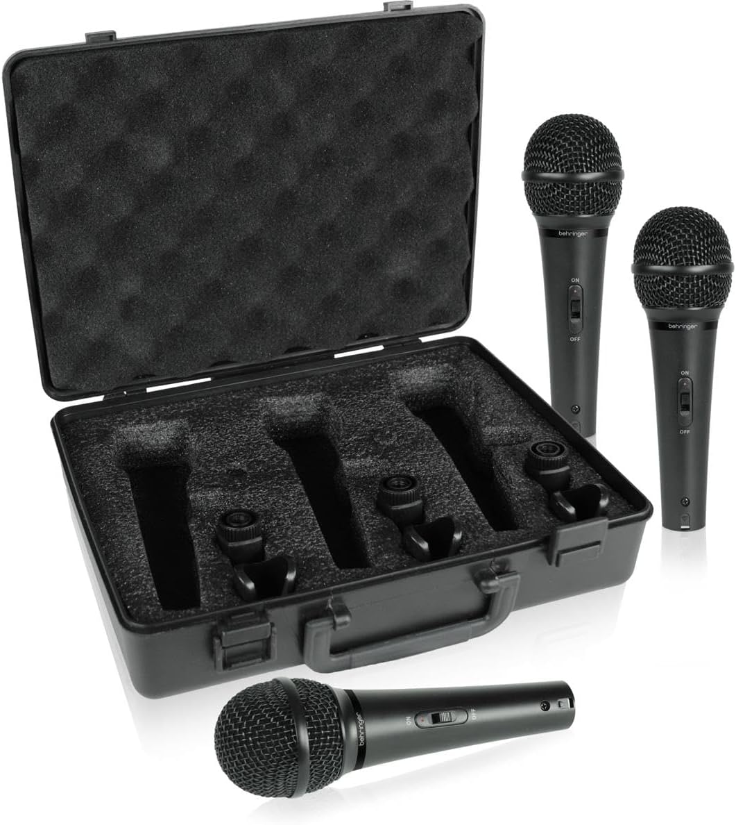 Behringer xm1800s set of 3 microphones
