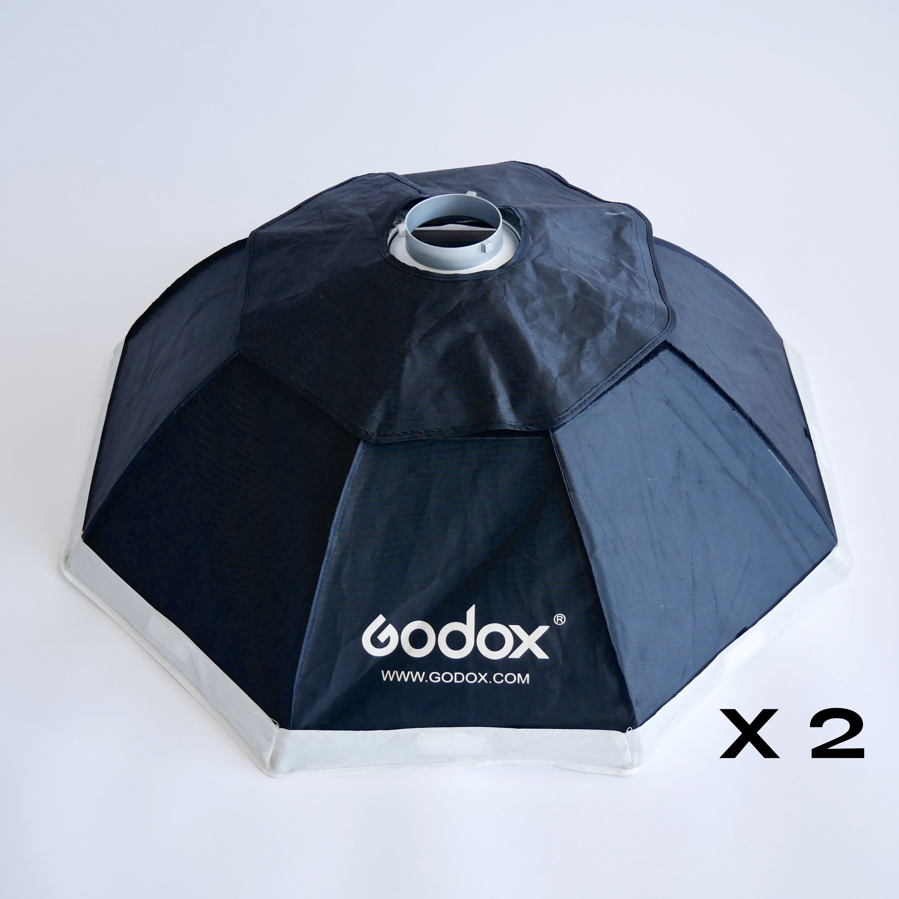 2 x godox 95cm octa - bowens mount - diffusion included