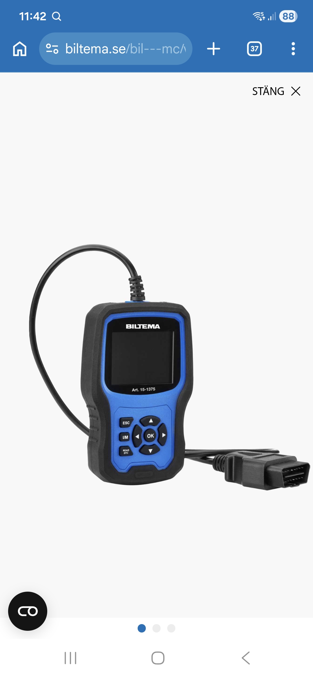 Obd felkodsavläsare diagnosverktyg  vag