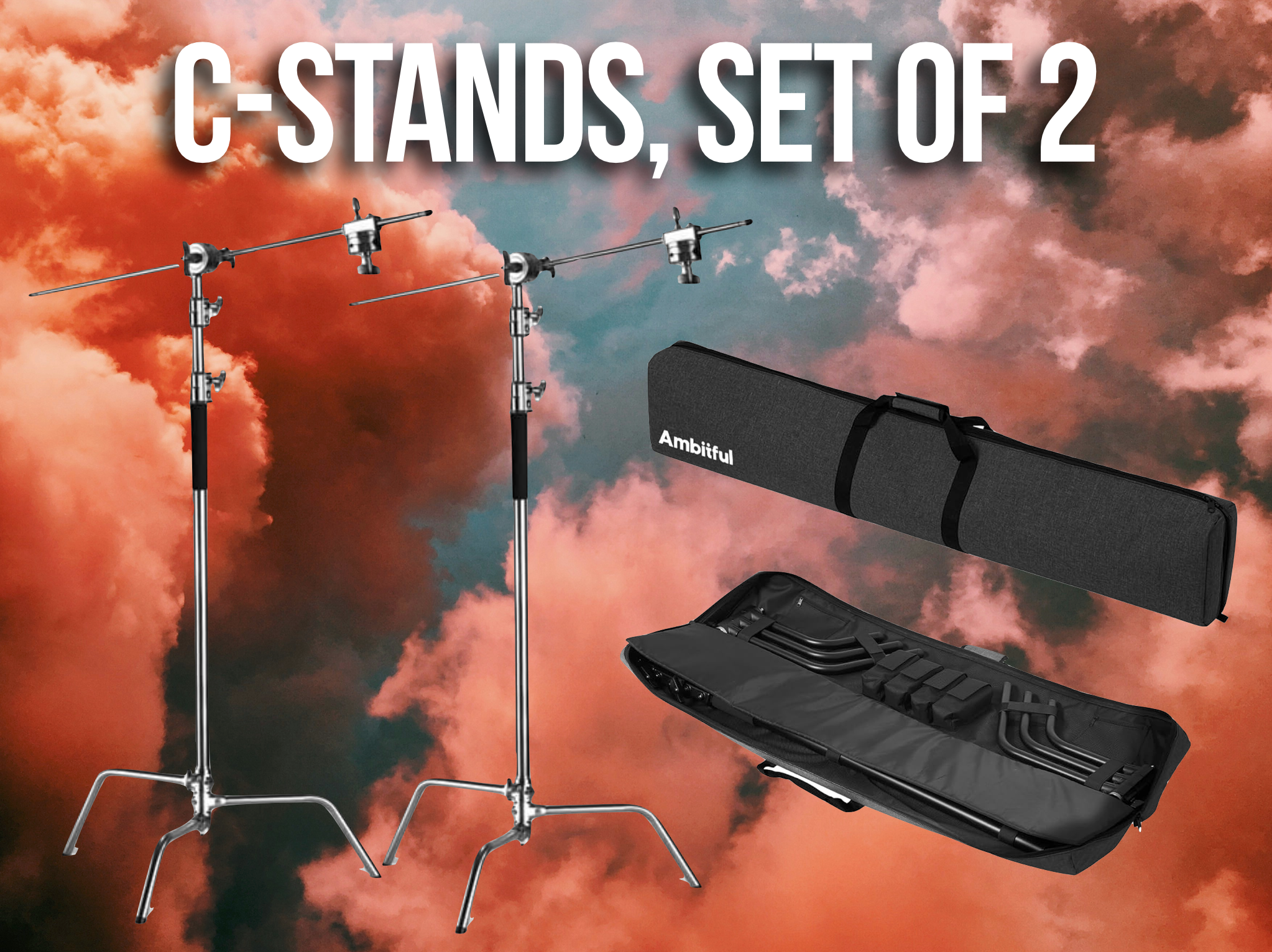 C-stand, set of 2 