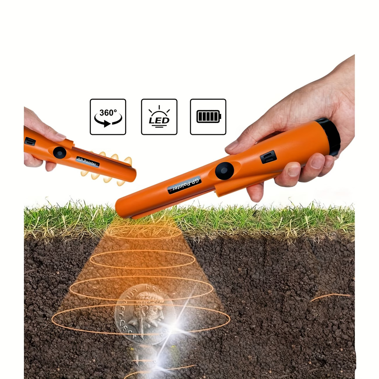 Metalldetektor pinpointer