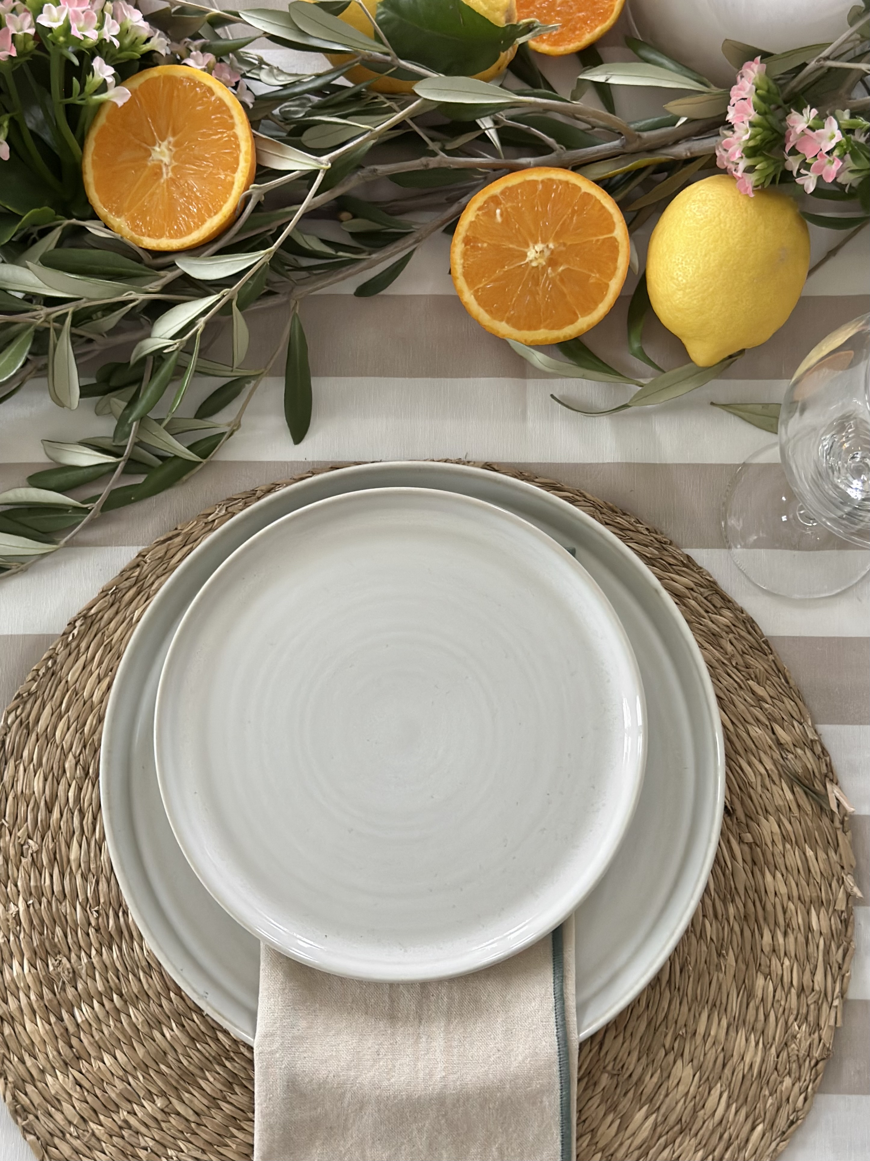  30 stk tallerken i steintøy – ø27 cm 