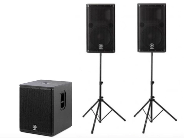 Yamaha partyrigg 18"subwoofer & 12" toppar